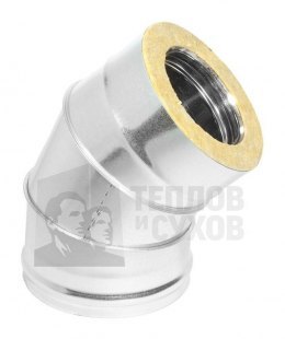 Отвод Термо 45* ОТ-Р 430-0.5/Оц.-0.5 D150/210